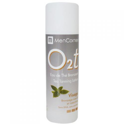 Mencorner.Com - O2T EAU DE THE BRONZANT - Bronzage Naturel - Rasage et soins visage